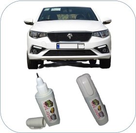 تصویر قلم خشگیر رنگ سفید ایران خودرو 