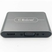 تصویر دانگل کمبو میرا اسکرین مدل x6w Plus برای انتقال تصویر موبایل به تلویزیون با کیفیت 4K Combo Dongle x6w Plus