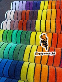 تصویر حوله دست و صورت رنگی 