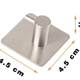 تصویر آویز حوله دلفین مدل Ev-4.5 - مشکی 