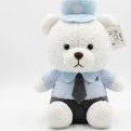 تصویر عروسک خرس پلیس (35cm) 