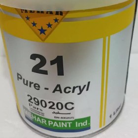 تصویر رنگ رب کیلویی 250 گرمی سفید مخصوص پژو و سمند شماره 29020 سی Auto paint