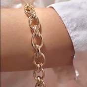 تصویر دستبند طرح طلا مانی CM 