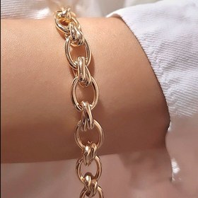 تصویر دستبند طرح طلا مانی CM 