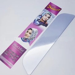 تصویر طلق روسری باریک شفاف بی رنگ 