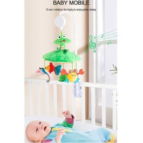 تصویر آویز تخت کودک مدل خرچنگ زیبا 