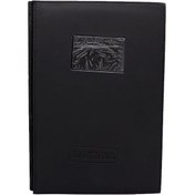 تصویر کارتابل اداری طرح چرمی مشکی 