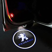 تصویر چراغ لوگو زیر در خودرو مدل 2TP بسته 2 عددی طرح پژو / مدل اصلی اورجینال Original