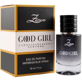 تصویر ادکلن ادوپرفیوم زنانه زوا مدل گودگرل حجم 30 میل Zeva Good girl Eau De Parfum For Women 30ml