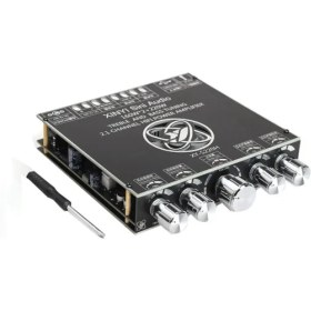 تصویر ماژول آمپلی فایر بلوتوث دار 2 کاناله 50 وات مدل XY-AP50H MODULE AMPLIFIER 2*50W AP50H