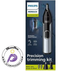 تصویر موزن گوش و بینی و خط زن فیلیپس PHILIPS norelco nose trimmer 5000 