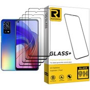 تصویر محافظ صفحه نمایش راندیکا مدل Randika Glass MIX004 مناسب برای گوشی موبایل اوپو A55 بسته چهار عددی 