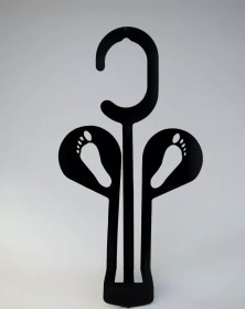 تصویر گیره صندل (دمپایی) مشکی 