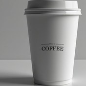 تصویر لیوان کاغذی گلاسه دوجداره (هالو) 360CC - کد 7005 Double-walled glossy paper cup (halo) 360CC - Code 7005