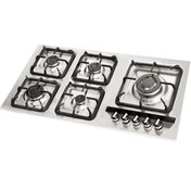 تصویر اجاق گاز صفحه ای اخوان 5 شعله سری گیتا مدل Gi145S AKHAVAN GITA Gi145S GAS STOVE