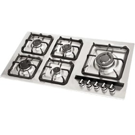 تصویر اجاق گاز صفحه ای اخوان 5 شعله سری گیتا مدل Gi145S AKHAVAN GITA Gi145S GAS STOVE