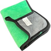 تصویر دستمال مایکروفایبر دور دوخت Microfiber Towel - تنها نماینده اصلی در کشور / داخل کابین/ بدنه/ شیشه / رینگ / پولیش کاری / بودن برجا گذاشتن خط وخش و ماندگاری بالا Microfiber Towel