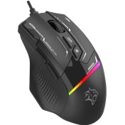 تصویر ماوس با سیم گیمینگ پرودو Porodo Gaming 8D RGB Wired Mouse DPI 7200 