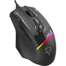 تصویر ماوس با سیم گیمینگ پرودو Porodo Gaming 8D RGB Wired Mouse DPI 7200 