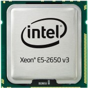 تصویر پردازنده سرور اینتل Xeon E5-2650 v3  استوک Intel Xeon E5-2650 v3 Server Processor Used