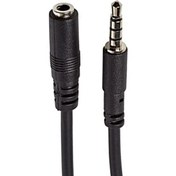 تصویر کابل افزایش طول صدا AUX دی نت 1.5 متری ا aux extension cable 1.5m aux extension cable 1.5m