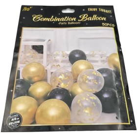 تصویر بادکنک مدل BG-50-3 بسته 50 عددی 