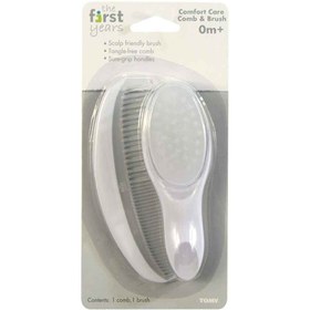 تصویر ست شانه و برس نوزاد فرست یرز The First Years Arc Comfort Care Comb & Brush