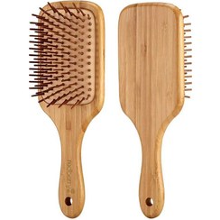 تصویر برس چوبی بامبو اصل | ضد موخوره و ریزش مو - کد DS3 