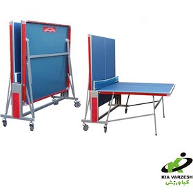 تصویر میز پینگ پنگ ام دی اف رنگی TU4 pingpong table TU4