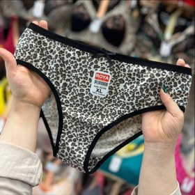 تصویر شورت پلنگی نخی 