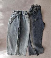 تصویر شلوار جین مام استایل 