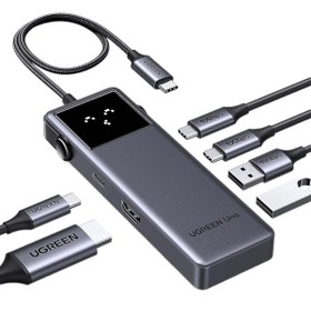 تصویر هاب 6 پورت USB-C یوگرین مدل 35998 