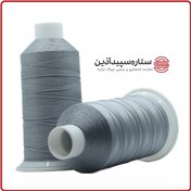 تصویر نخ دوخت پلی دوراک ترکیه طوسی روشن کد 107 سایز 4 