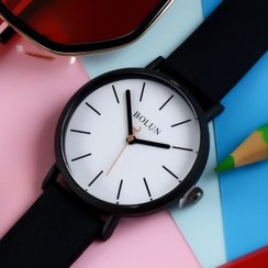 تصویر ساعت مچی زنانه و دخترانه بولون بند سیلیکونی 