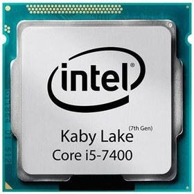 تصویر پردازنده اینتل مدل Core i5-7400 استوک ا CPU Intel Core i5-7400 Processor CPU Intel Core i5-7400 Processor