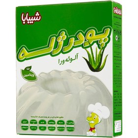 تصویر شیبابا پودر ژله آلوئه ورا 100 گرمی (کارتن 12 عددی) 