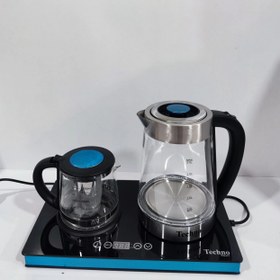 تصویر چای ساز تمام لمسی کنارهمی تکنو اصل TS-222 Techno Electric Teamaker TS-222