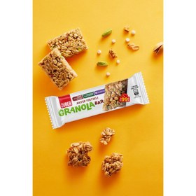 تصویر گرانولا بار پسته‌ای و بادام زمینی زوبر ۳۰ عددی Zuber Pistachio and Peanut Granola Bar