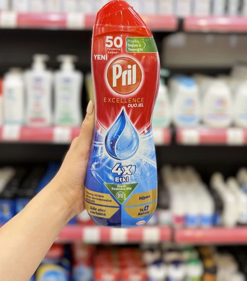 خرید و قیمت ژل ماشین ظرفشویی پریل pril اصل دوفاز 900 میل | ترب