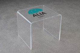 تصویر خرید میز عسلی پلکسی شیشه ای + ساخت اختصاصی 