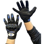 تصویر دستکش موتورسواری یاماها | ضربه‌گیر، ضد لغزش و مناسب فصل گرم 