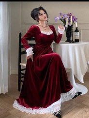 تصویر پیراهن شیک زنانه یلدایی باارسال رایگان 