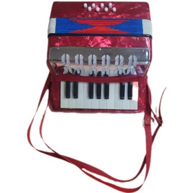 تصویر آکاردئون صورتی 