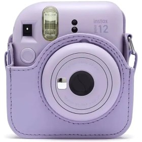 تصویر کیف چرمی دوربین فوجی فیلم FUJIFILM Camera Case for Instax Mini 12 Purple 