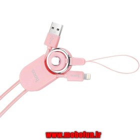 تصویر کابل تبدیل USB به لایتنینگ هوکو مدل U21 به طول 0.77 متر 