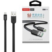 تصویر کابل تبدیل USB به لایتنینگ ترانیو مدل x10 طول 1متر Tranyoo X10 Lightning Cable 1M