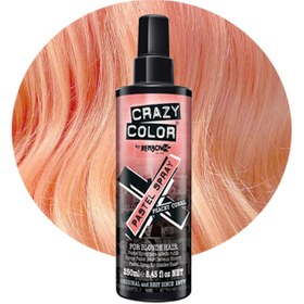 تصویر اسپری رنگ فانتزی کریزی کالر Pastel Spray (َPeachy Coral) Crazy Color 