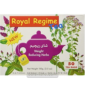 تصویر چای رویال رژیم ROYAL REGIME لاغری 50 عددی 