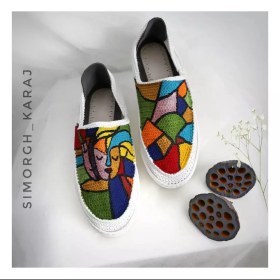 تصویر گیوه کد 11 طرح رخ و سنگ 