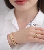 تصویر ست دستبند و انگشتر ژوپینگ کد XU7584 